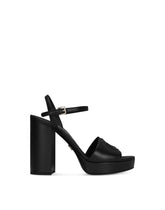 Calfskin platform sandals - | Dolce & Gabbana
