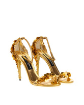Tulle sandals with sequin embellishment - | Dolce & Gabbana