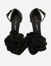 Satin platform sandals - | Dolce & Gabbana