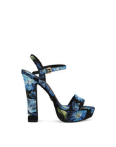 Charmeuse platform sandals - | Dolce & Gabbana