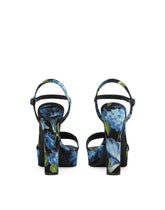 Charmeuse platform sandals - | Dolce & Gabbana