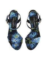 Charmeuse platform sandals - | Dolce & Gabbana