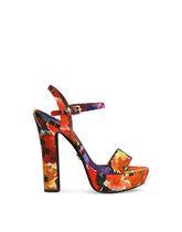 Brocade platform sandals - | Dolce & Gabbana