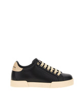 LEATHER SNEAKERS - | Dolce & Gabbana