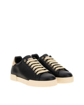 LEATHER SNEAKERS - | Dolce & Gabbana