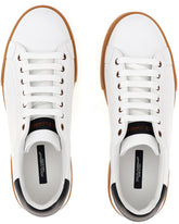 LEATHER SNEAKERS - | Dolce & Gabbana