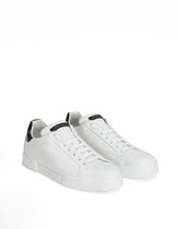 Leather Portofino sneakers - Men - | Dolce & Gabbana