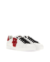 LEATHER SNEAKERS - | Dolce & Gabbana