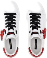 LEATHER SNEAKERS - | Dolce & Gabbana