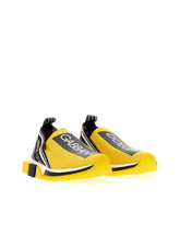 Stretch mesh Sorrento sneakers with logotape detailing - | Dolce & Gabbana