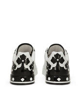 PORTOFINO SNEAKERS IN PRINTED PATENT CALFSKIN - | Dolce & Gabbana