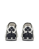 PORTOFINO SNEAKERS IN PRINTED PATENT CALFSKIN - | Dolce & Gabbana