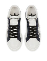 PORTOFINO SNEAKERS IN PRINTED PATENT CALFSKIN - | Dolce & Gabbana