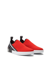Slip-on Portofino sneakers in mesh - | Dolce & Gabbana