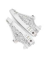 Calfskin nappa Portofino sneakers with studs - | Dolce & Gabbana