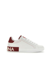 Calfskin nappa Portofino sneakers - | Dolce & Gabbana