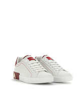 Calfskin nappa Portofino sneakers - | Dolce & Gabbana