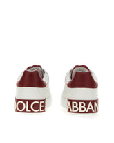 Calfskin nappa Portofino sneakers - | Dolce & Gabbana