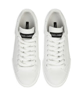Calfskin Portofino sneakers - | Dolce & Gabbana