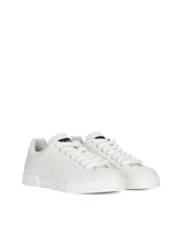 Calfskin Portofino sneakers - | Dolce & Gabbana