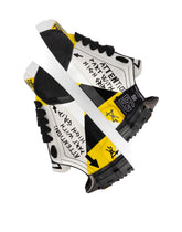 Calfskin Portofino sneakers with lettering - | Dolce & Gabbana