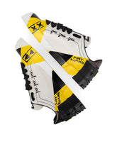 Calfskin Portofino sneakers with lettering - | Dolce & Gabbana