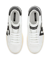 Calfskin Portofino sneakers with DG logo print - | Dolce & Gabbana