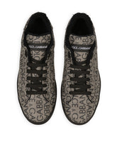 Jacquard Portofino sneakers - | Dolce & Gabbana