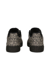 Jacquard Portofino sneakers - | Dolce & Gabbana