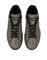 Jacquard Portofino sneakers - | Dolce & Gabbana