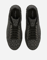 Coated jacquard Portofino sneakers - | Dolce & Gabbana