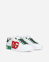 Calfskin Portofino sneakers - | Dolce & Gabbana