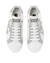 Calfskin Portofino sneakers - | Dolce & Gabbana