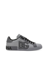 Calfskin Portofino sneakers - | Dolce & Gabbana