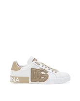 Calfskin Portofino sneakers - | Dolce & Gabbana
