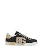 Calfskin Portofino sneakers - | Dolce & Gabbana