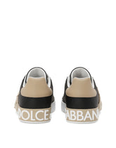 Calfskin Portofino sneakers - | Dolce & Gabbana
