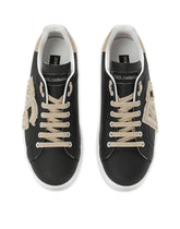 Calfskin Portofino sneakers - | Dolce & Gabbana