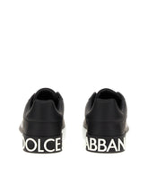 LEATHER SNEAKERS - | Dolce & Gabbana