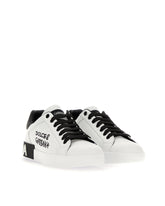 LEATHER SNEAKERS - | Dolce & Gabbana