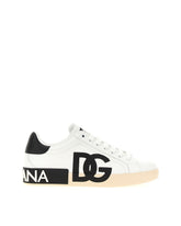 LEATHER SNEAKERS - | Dolce & Gabbana