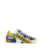 LEATHER SNEAKERS - | Dolce & Gabbana