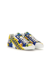 LEATHER SNEAKERS - | Dolce & Gabbana