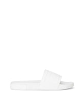 Rubber beachwear slides with DG logo - | Dolce & Gabbana