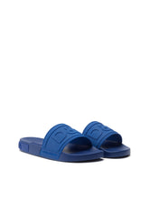 Rubber beachwear slides with DG logo - | Dolce & Gabbana