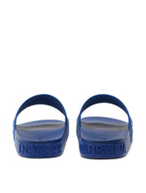 Rubber beachwear slides with DG logo - | Dolce & Gabbana