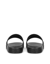 Rubber beachwear slides with DG logo - | Dolce & Gabbana