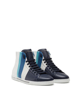 Saint tropex high-top sneakers in printed deerskin - | Dolce & Gabbana