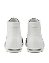 Saint tropex high-top sneakers in printed deerskin - | Dolce & Gabbana