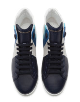 Saint tropex high-top sneakers in printed deerskin - | Dolce & Gabbana